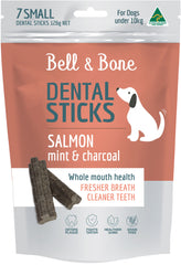 Salmon, Mint and Charcoal Dental Sticks